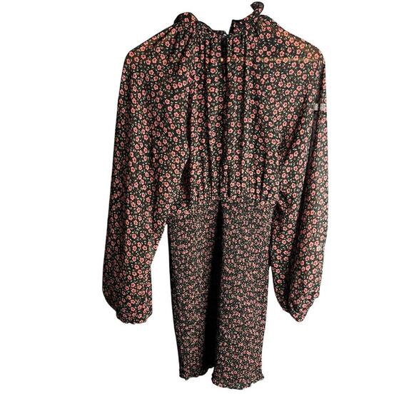 C/MEO Collective Longevity Mini Dress Black Floral Size S - Picture 7 of 8